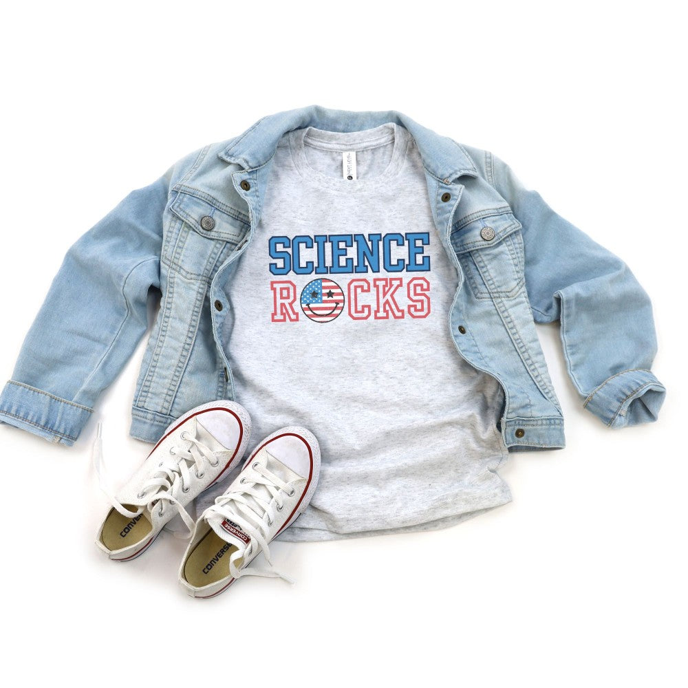 Science Rocks - Red, White & Blue 💥💡 Matching Graphic Tees