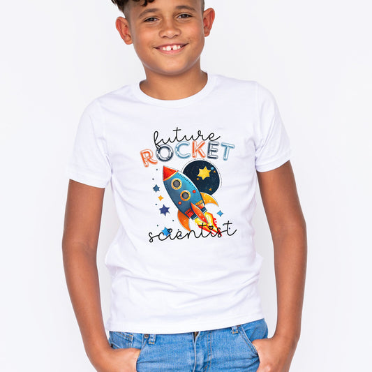 Future Rocket Scientist 💥💡 Youth and Toddler Graphic Tees