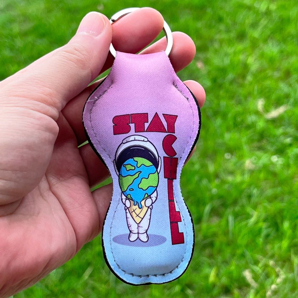 Lip Balm Holder and Key Chain