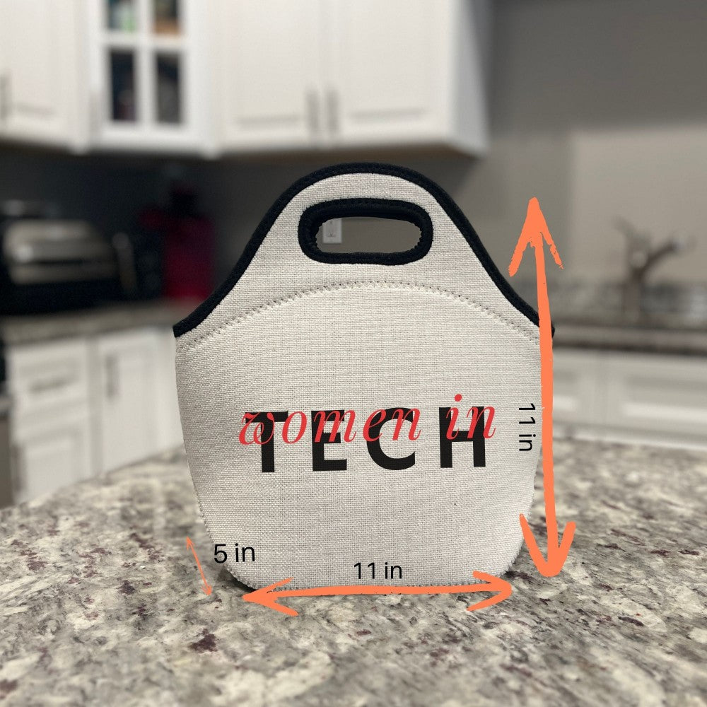 Women in Tech ⚙️ Linen Cooler | Lunch Tote 🥪