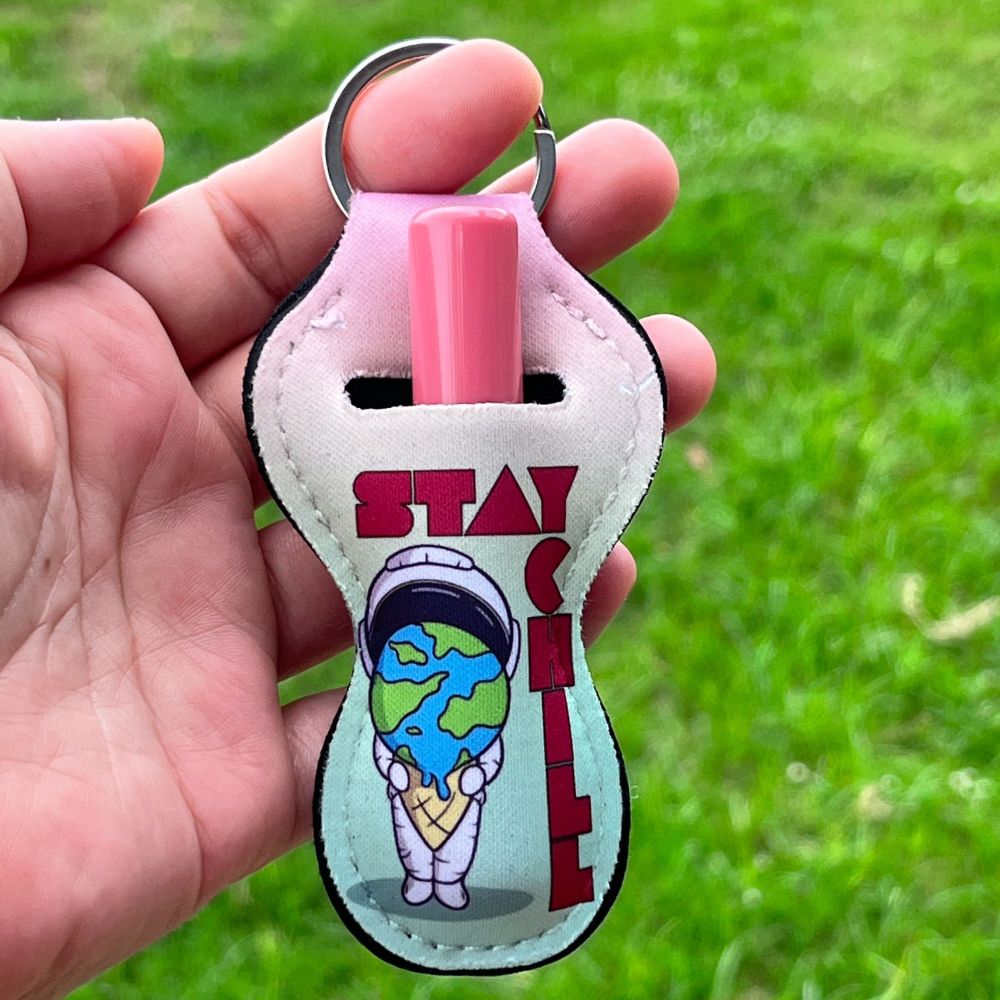 Lip Balm Holder and Key Chain