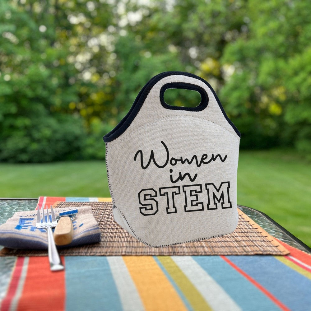 Women in STEM 💪 Linen Cooler | Lunch Tote 🥪