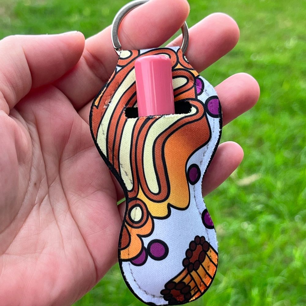 Lip Balm Holder and Key Chain