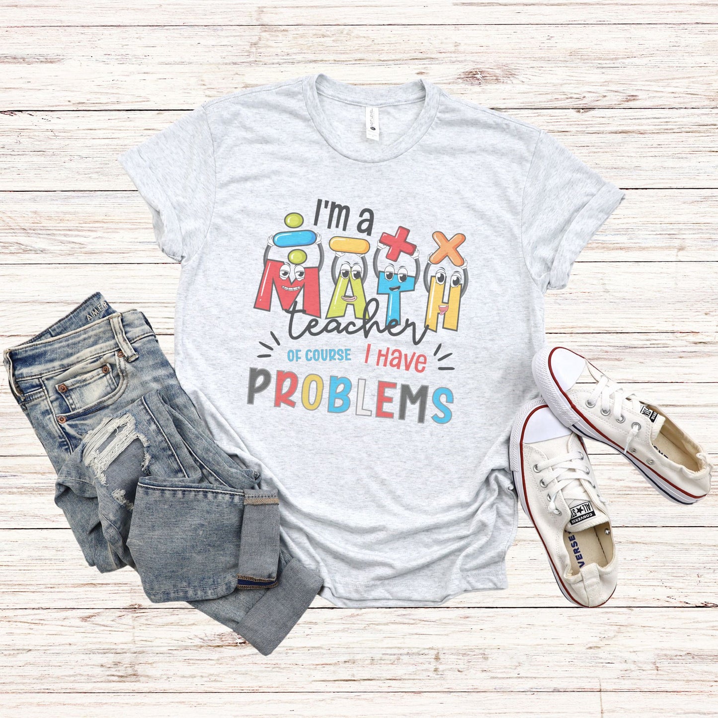 I'm A Math Teacher ✏️📐Adult Graphic Tee