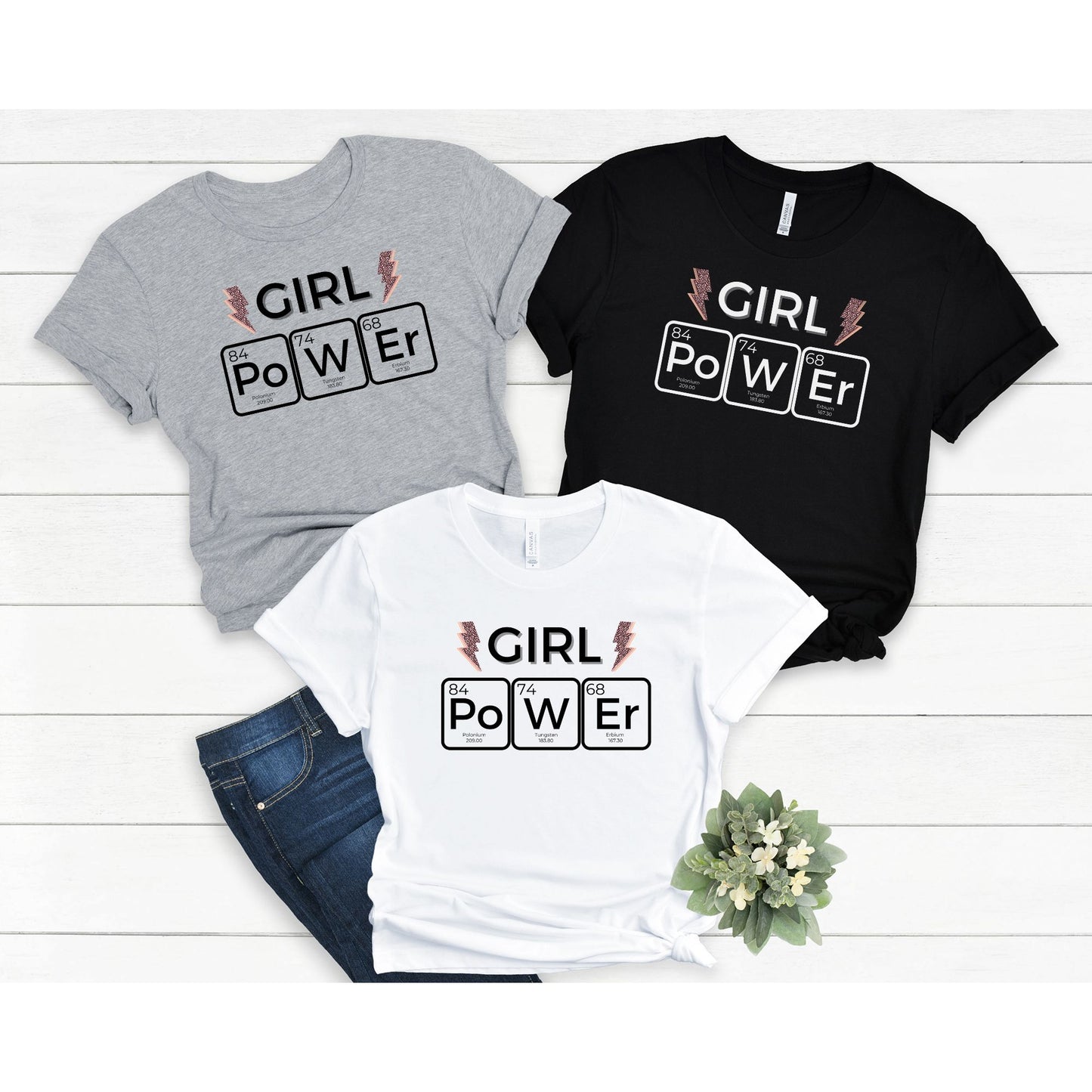 Girl Power ⚡💥 Adult Graphic Tee