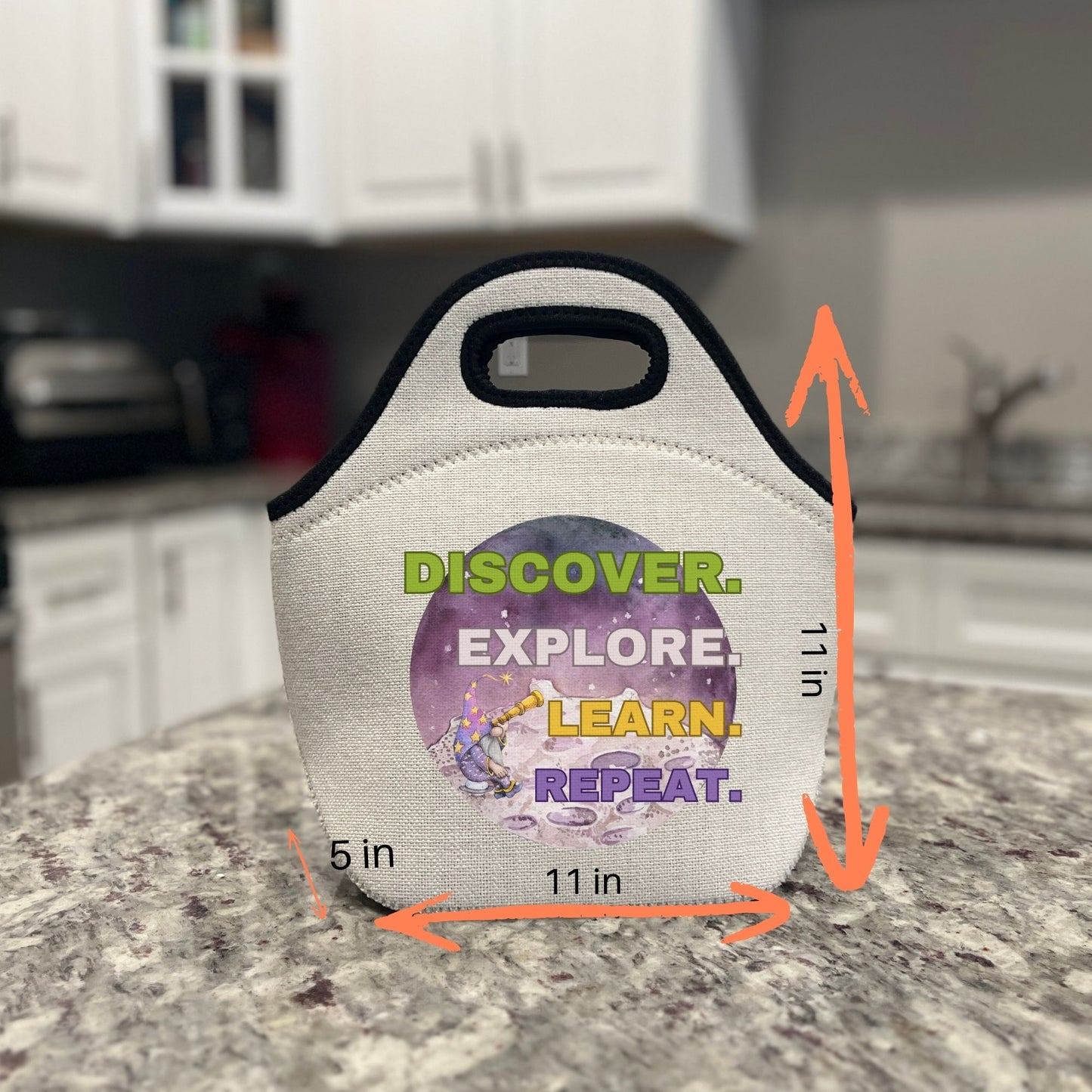 Discover, Explore, Learn, Repeat ππ‘ Cooler | Lunch Tote π₯ͺ