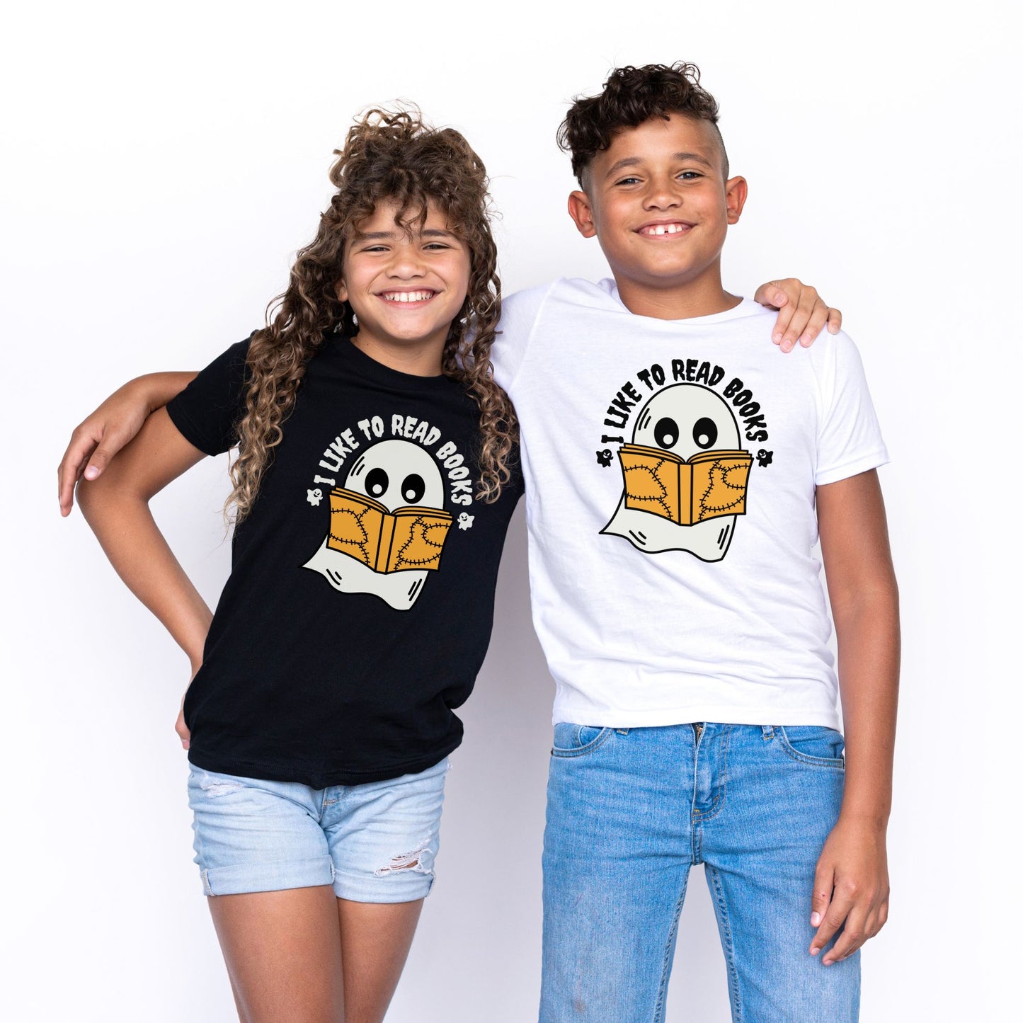 I Like To Read Books ππ» Halloween Youth and Toddler Graphic Tees