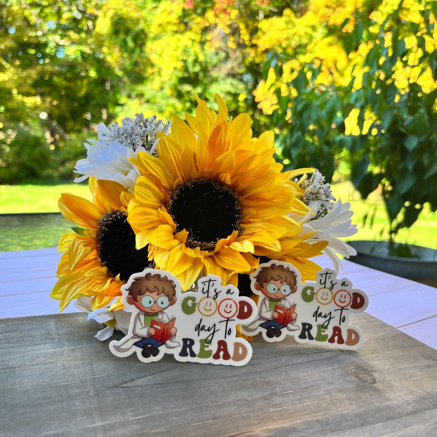 It's A Good Day to Read ๐๐ฎ Vinyl Sticker