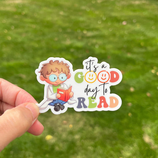 It's A Good Day to Read 📚🕮 Vinyl Sticker