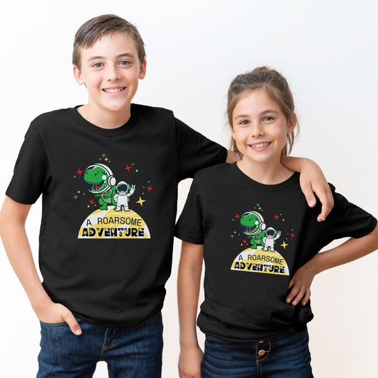 A Roarsome Adventure Astronaut 👨🏻🚀🚀 Youth & Toddler Graphic Tees