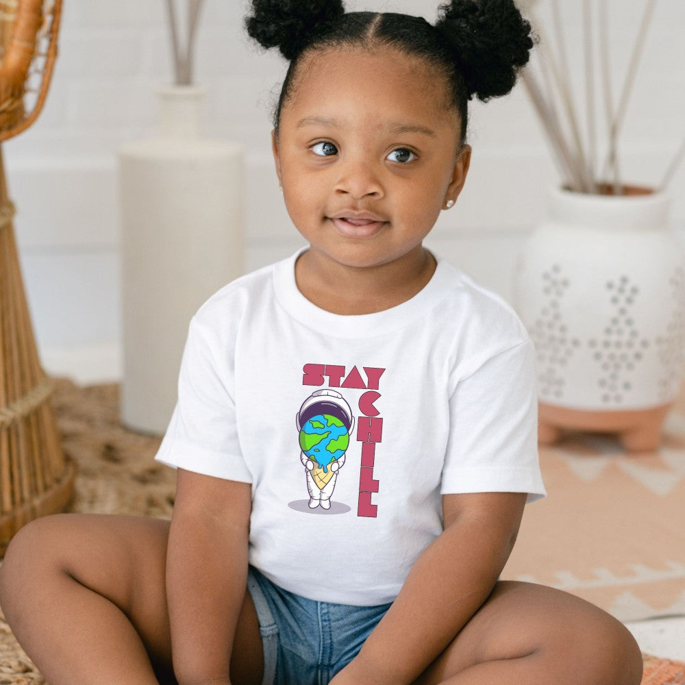 Stay Chill Ice Cream Astronaut π¦π¨π»βπ Youth & Toddler Graphic Tees