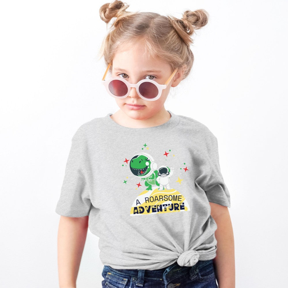 A Roarsome Adventure Astronaut π¨π»βππ Youth & Toddler Graphic Tees