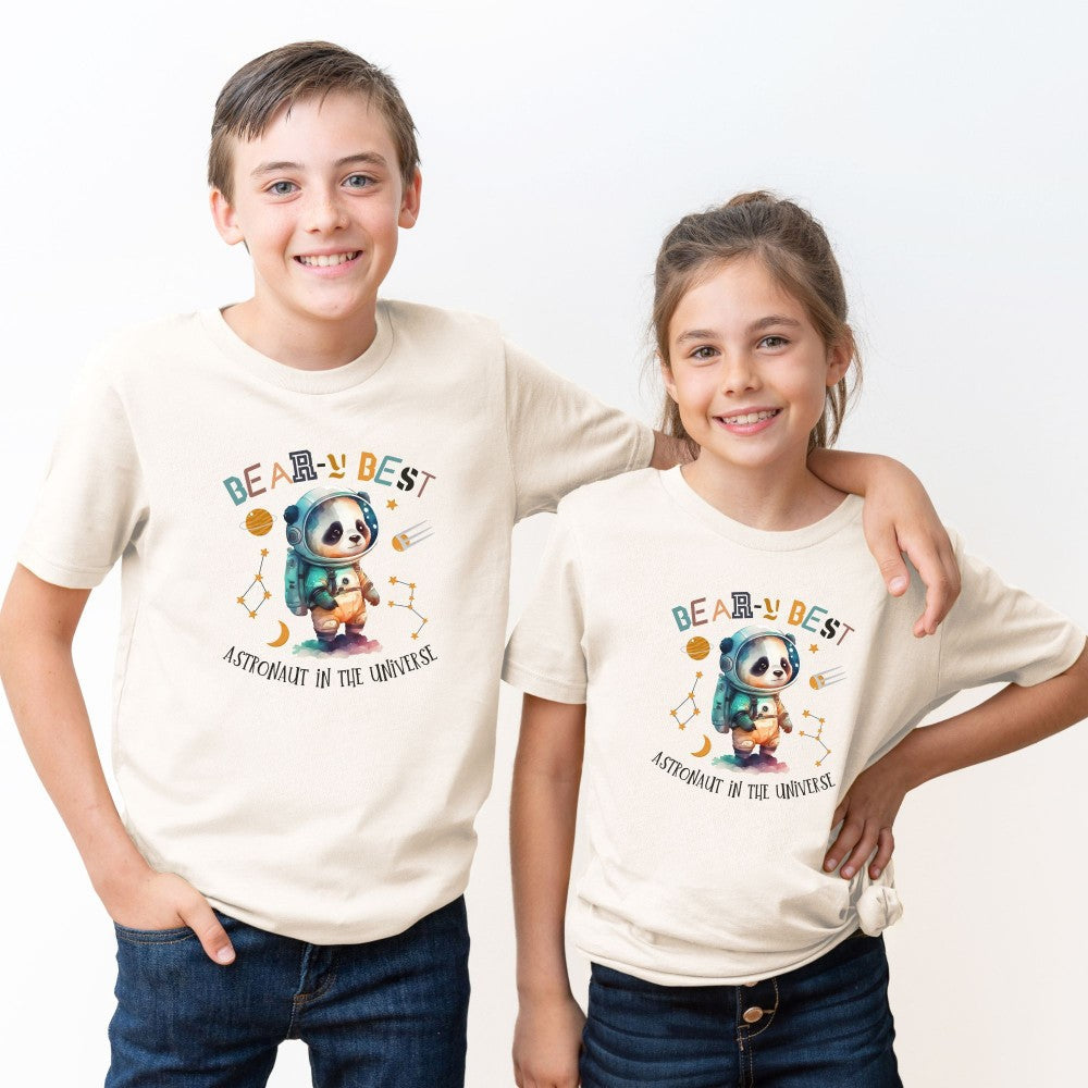 Beary-Best Astronaut In The Universe π§Έπ¨βπ Toddler Graphic Tees