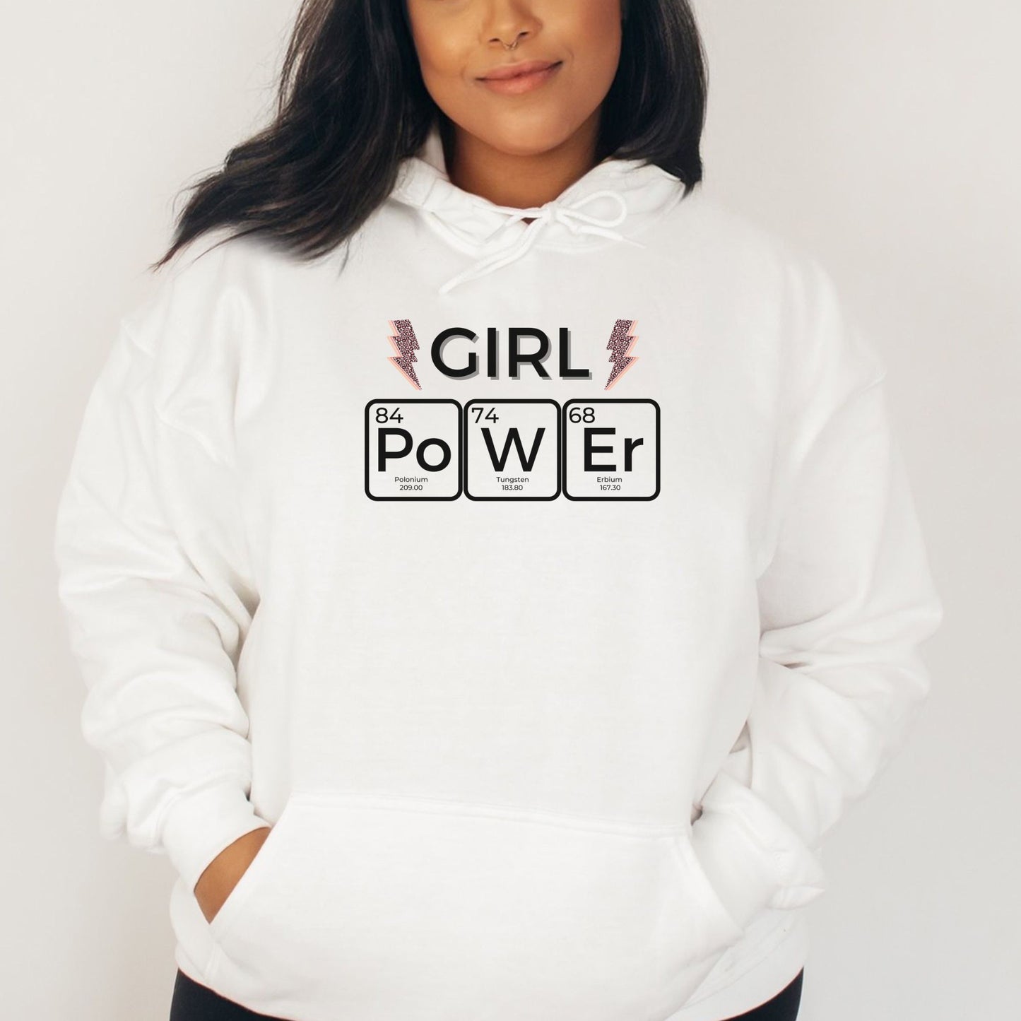 Girl Power ⚡💥 Adult Graphic Hoodies
