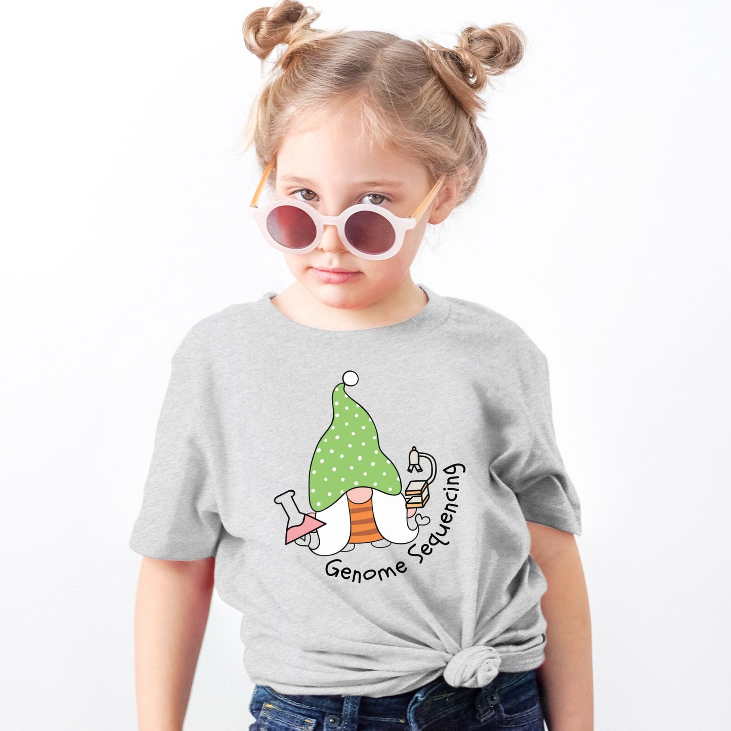 Funny Science Gnome 🧬 Toddler Graphic Tee