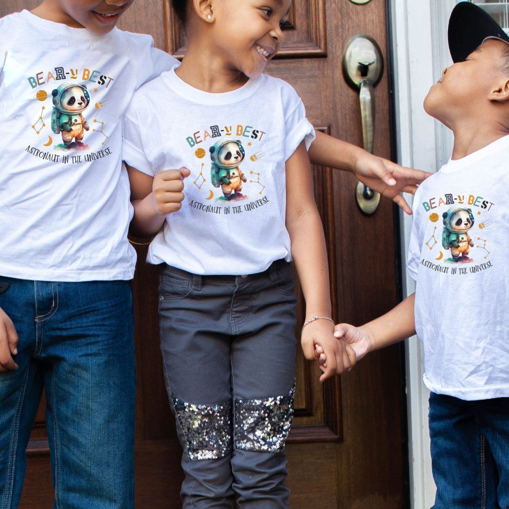 Beary-Best Astronaut In The Universe π§Έπ¨βπ Toddler Graphic Tees