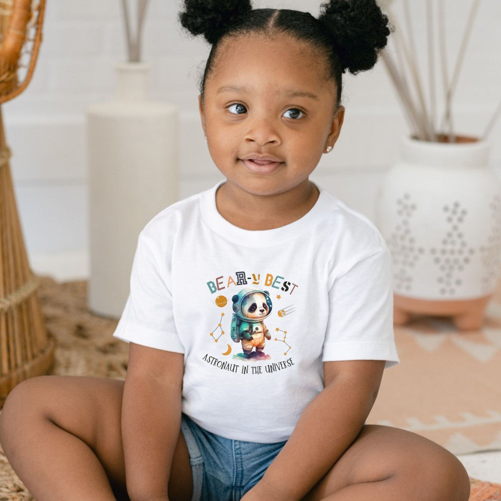 Beary-Best Astronaut In The Universe π§Έπ¨βπ Toddler Graphic Tees