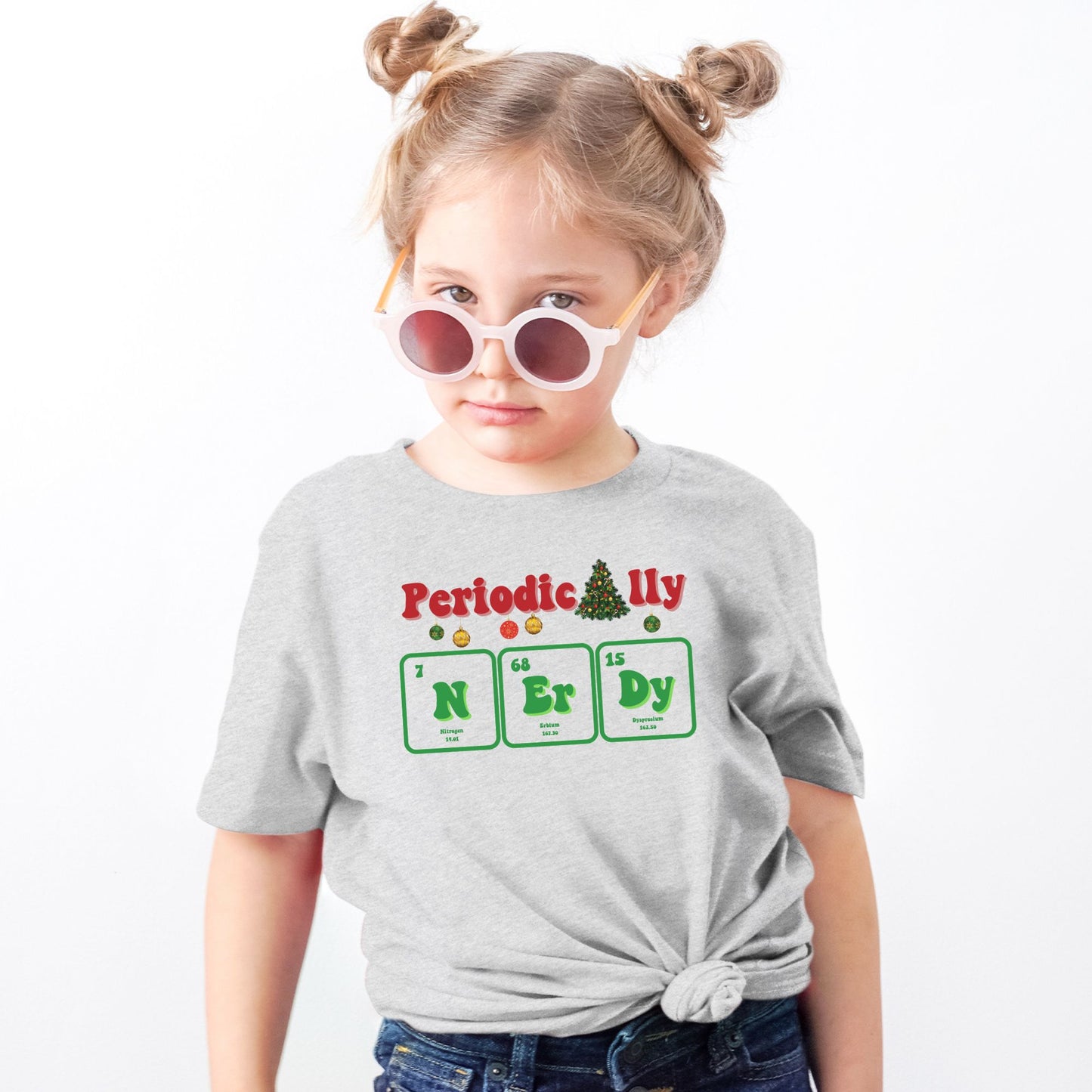 Periodically Nerdy π
π½π π©βπ¬ Christmas Youth and Toddler Graphic Tees