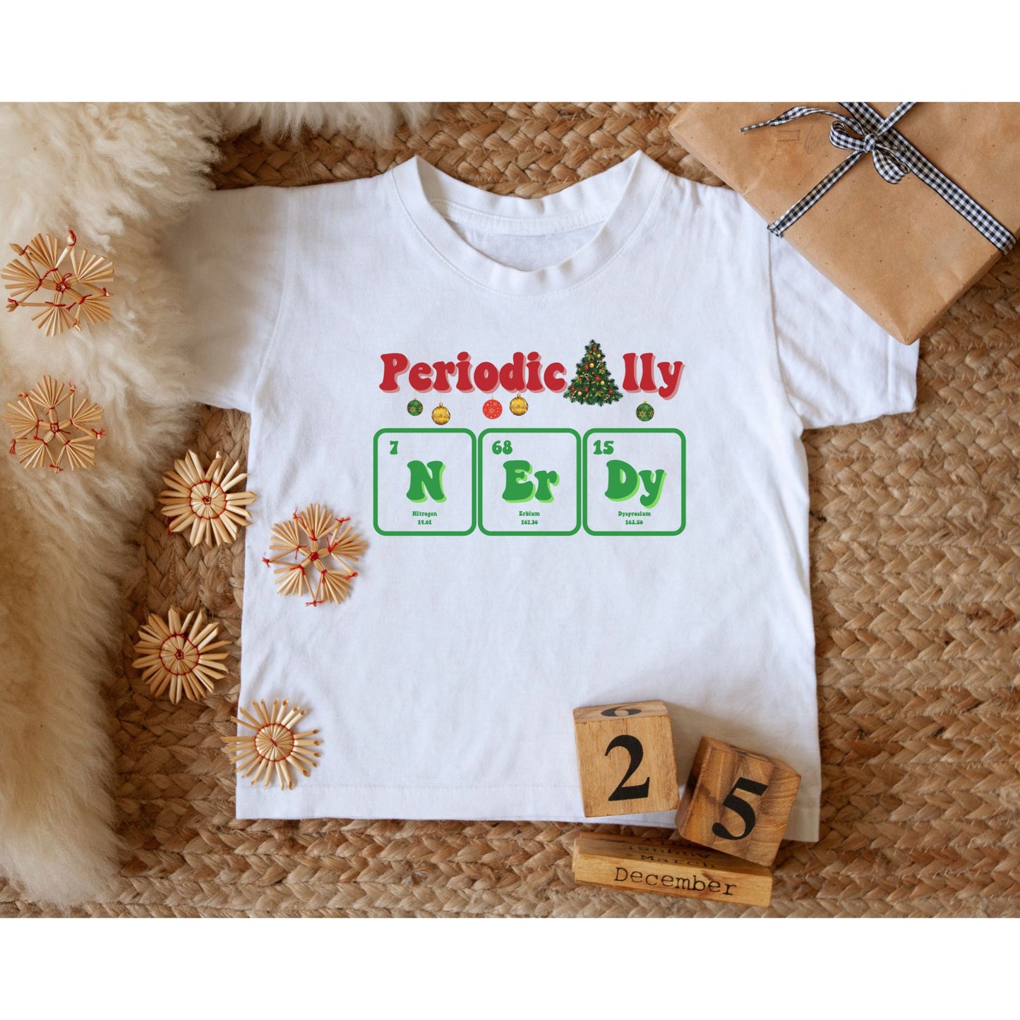 Periodically Nerdy π
π½π π©βπ¬ Christmas Youth and Toddler Graphic Tees