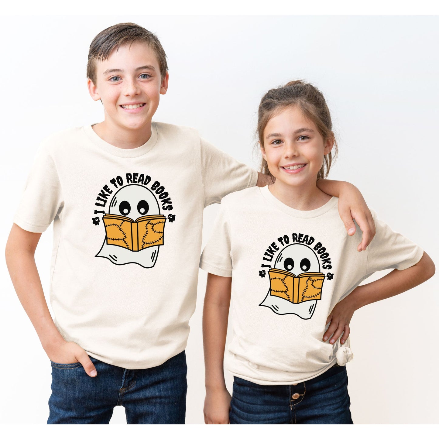I Like To Read Books ππ» Halloween Youth and Toddler Graphic Tees