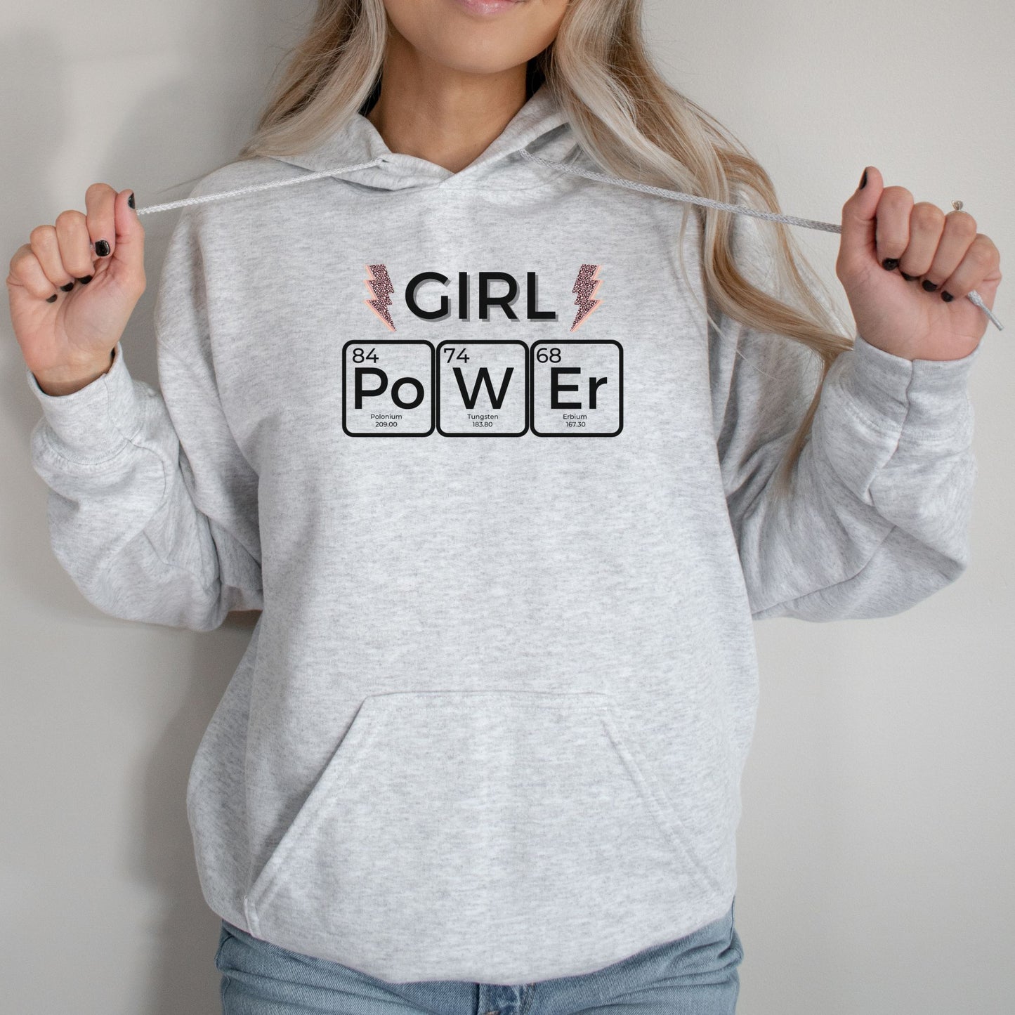 Girl Power ⚡💥 Adult Graphic Hoodies