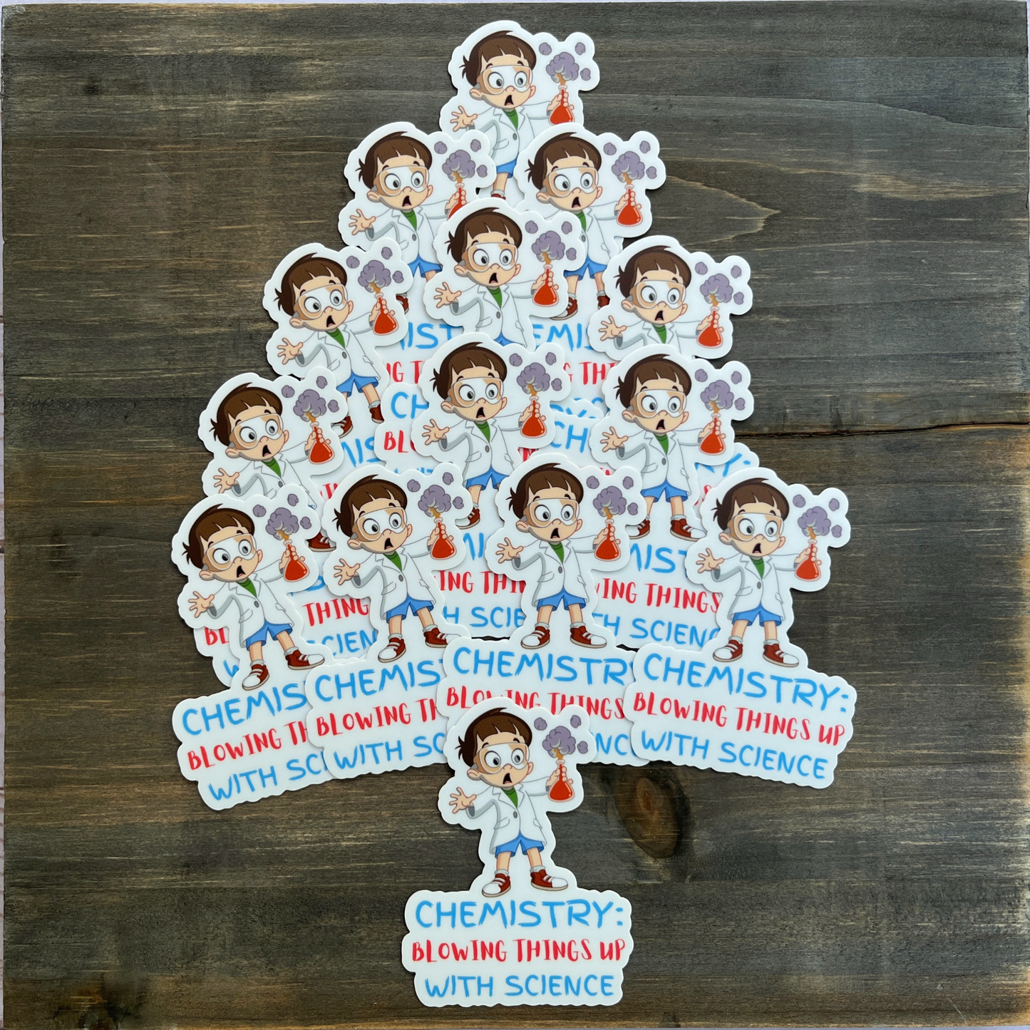 Funny Chemistry 🧪💥 Vinyl Sticker