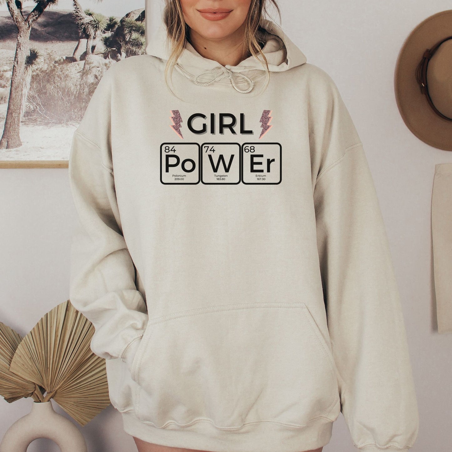 Girl Power ⚡💥 Adult Graphic Hoodies