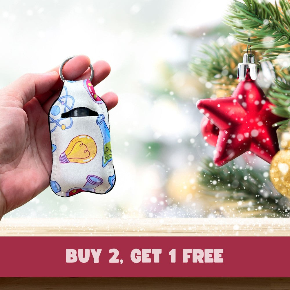 a hand holding a cell phone case next to a christmas tree