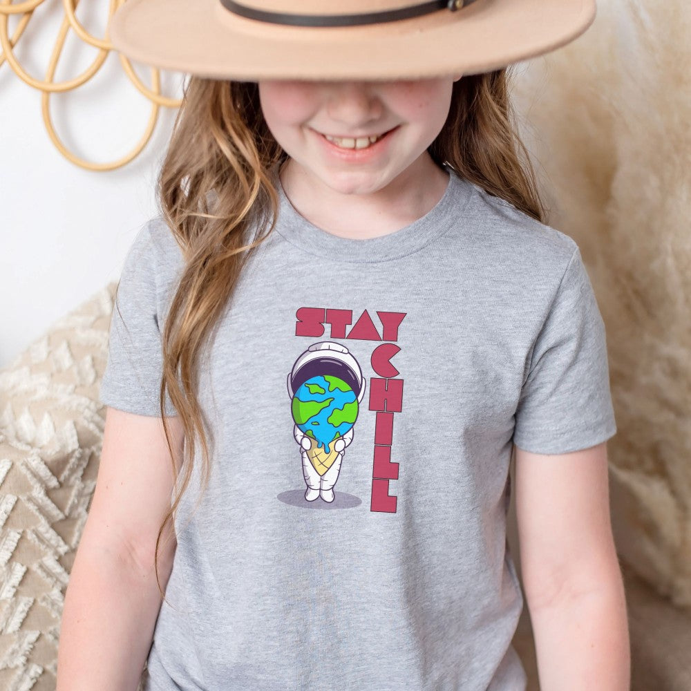 Stay Chill Ice Cream Astronaut π¦π¨π»βπ Youth & Toddler Graphic Tees