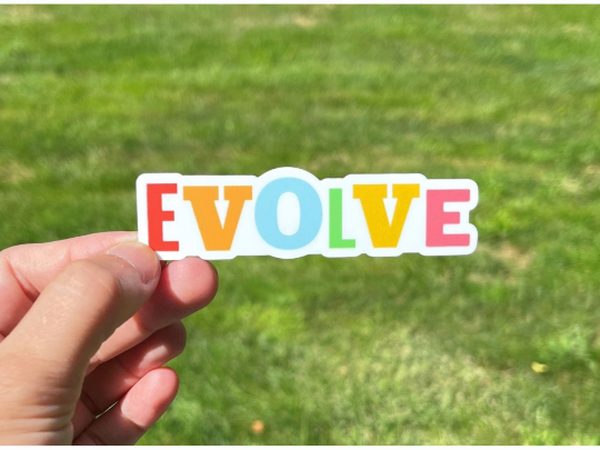 Evolve, Word of the Year ππ Vinyl Sticker