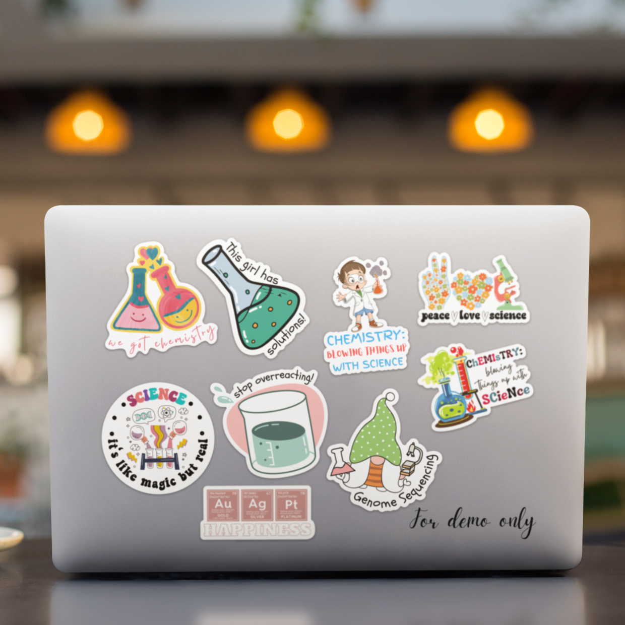 Funny Chemistry 🧪💥 Vinyl Sticker