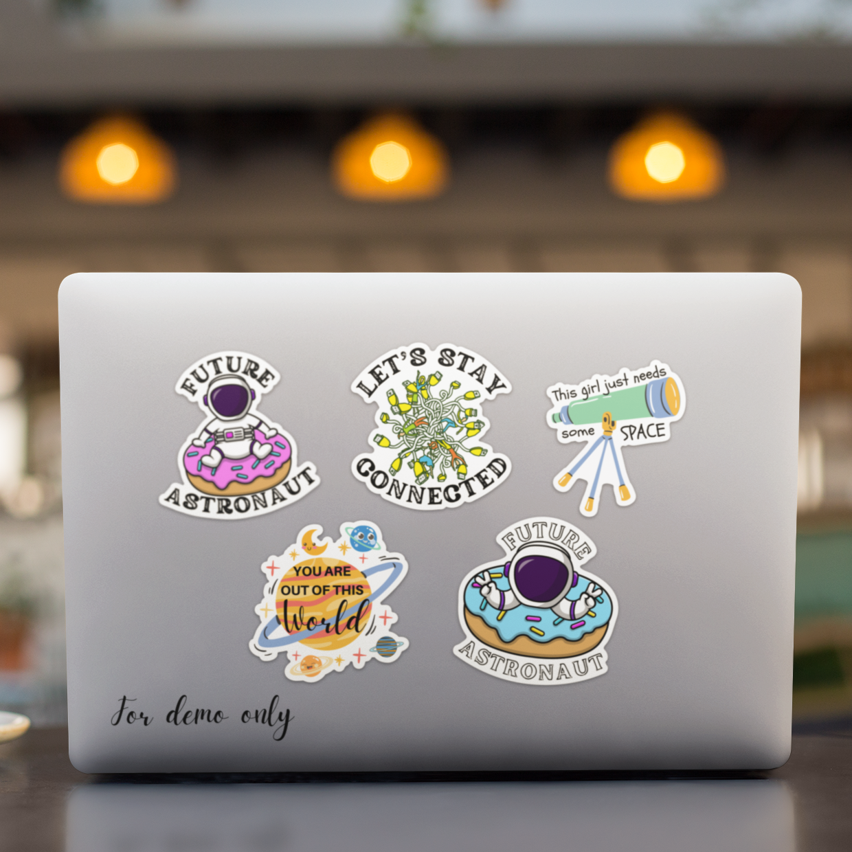 Astronaut Donut ๐จ๐ปโ๐๐Vinyl Sticker
