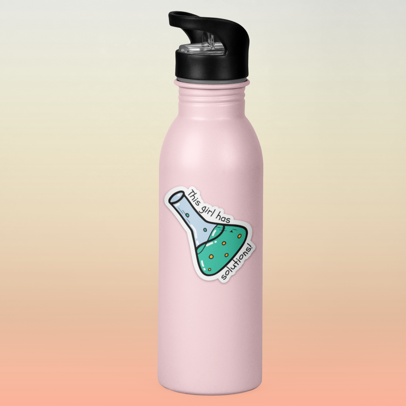 This Girl Has Solutions, Science π¨π»βππVinyl Sticker