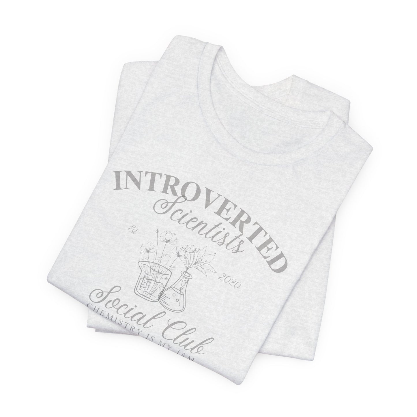 Custom Introverted Scientist Social Club Member T-shirt