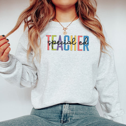 Special Education Teacher 📚🍎 Adult Sweatshirt