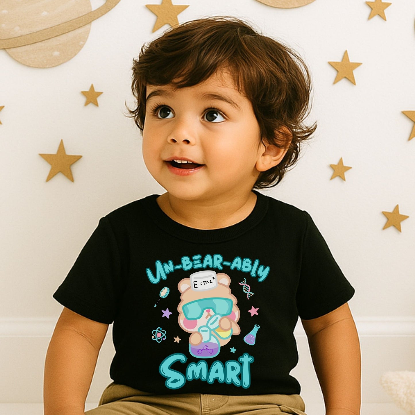Cute Bear STEM Shirt for Kids
