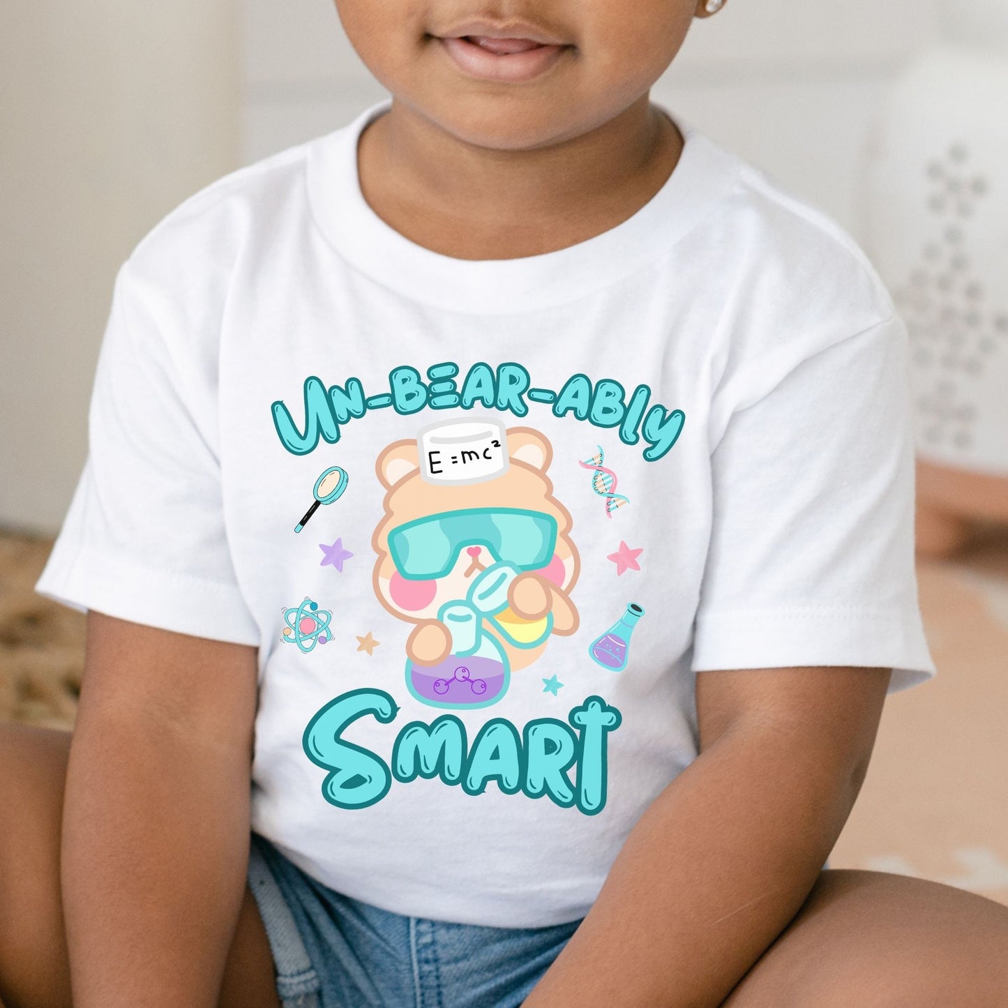 Cute Bear STEM Shirt for Kids