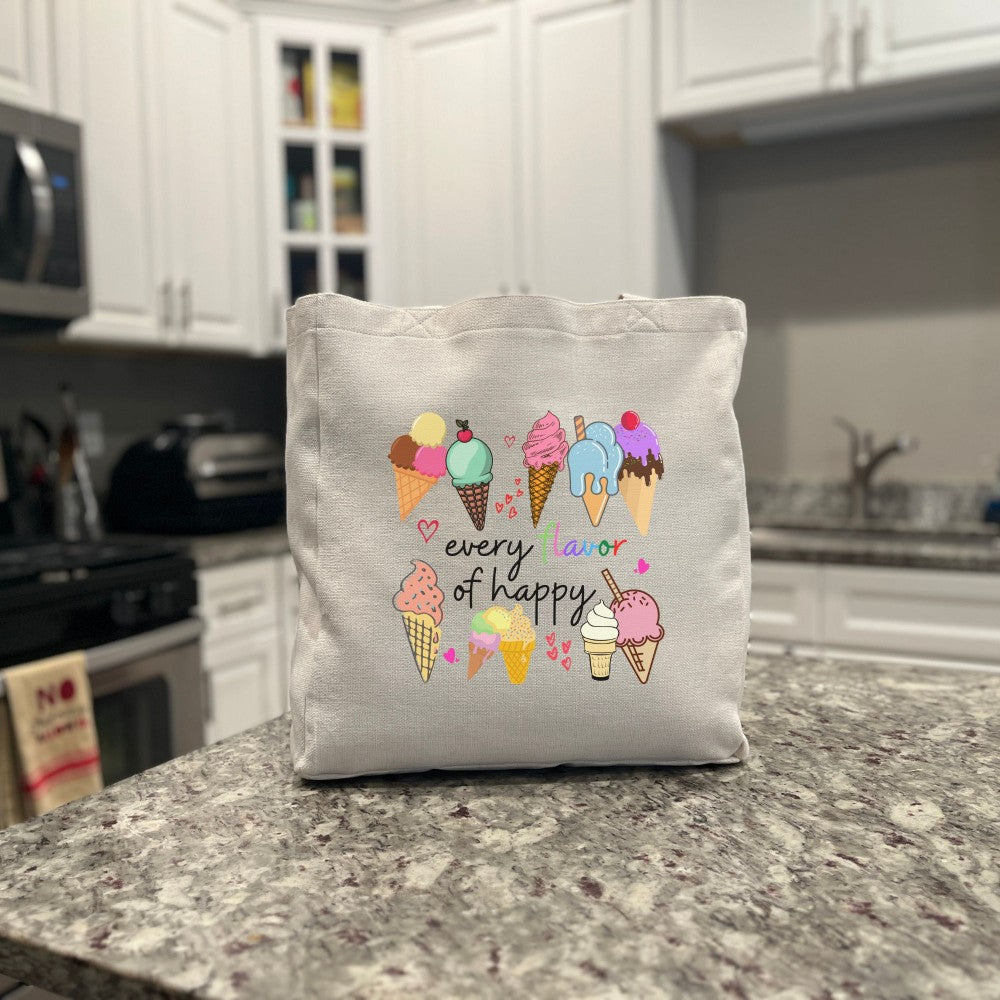 Ice Cream 🍦🌈 Summer Tote Bag
