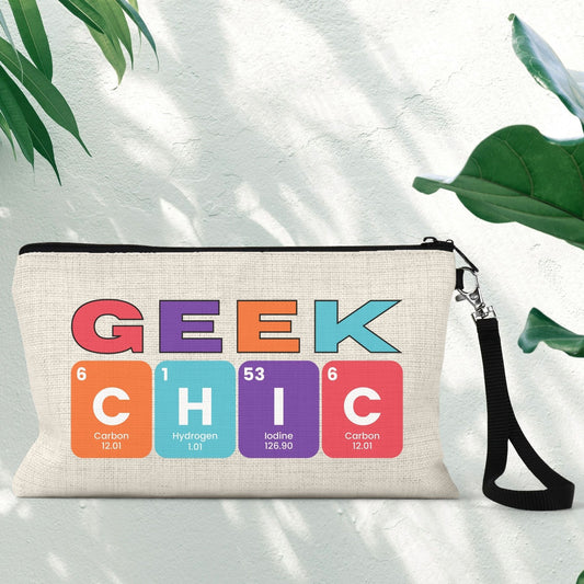 Geek Chic Teacher Mom 🧬 Essential Bag with Wristlet