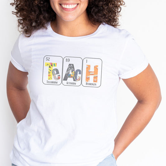 Teach, Chemical Symbols ✏️📐 Teacher Graphic Tee