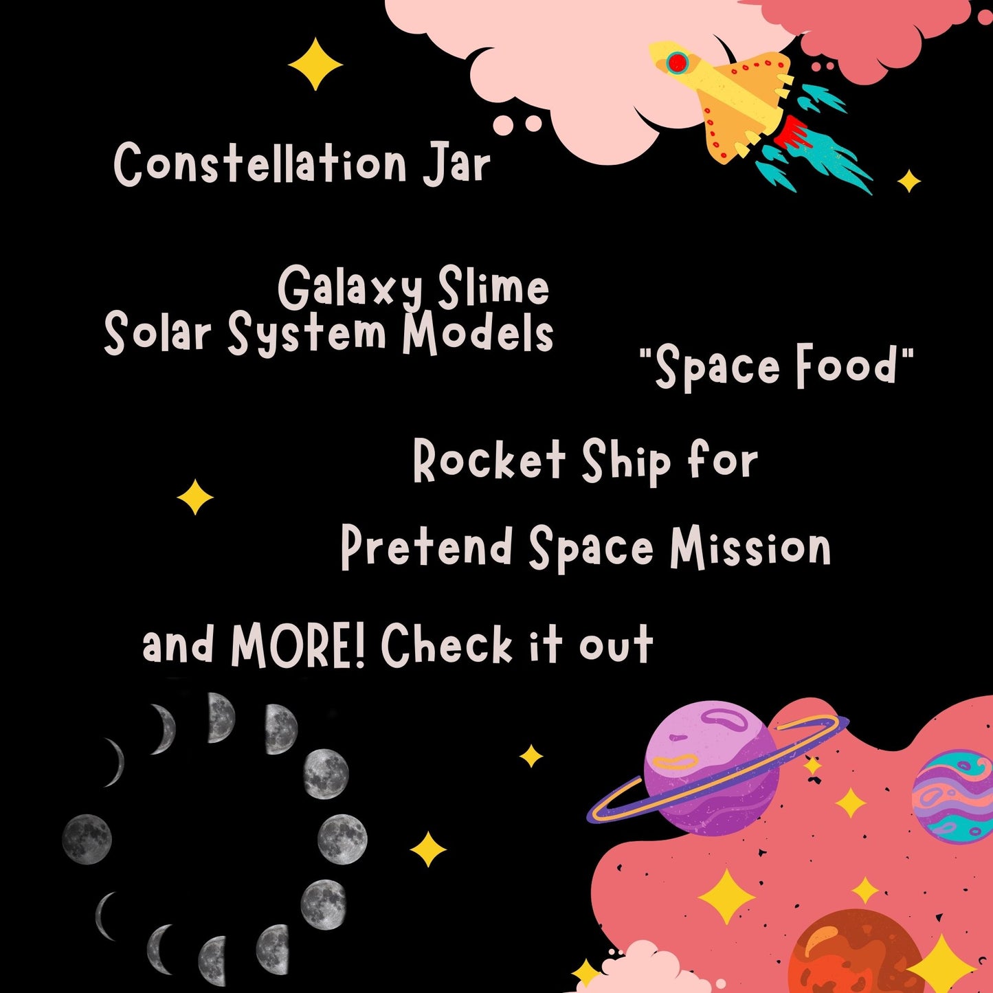 FREE 10 Exciting Space Crafts for Kids, Beat Summer Boredom! 🚀💫