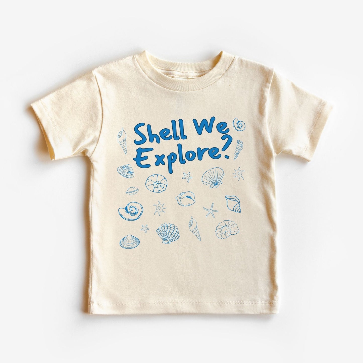 Seashell Ocean Adventure Graphic Tee for Boys & Girls