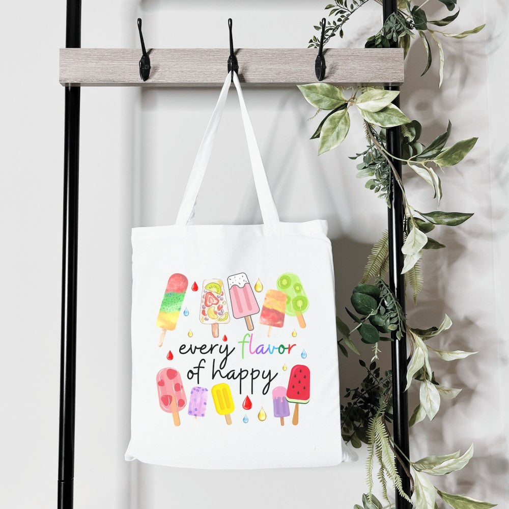 Popsicle 🍡🌈 Canvas Tote Bag