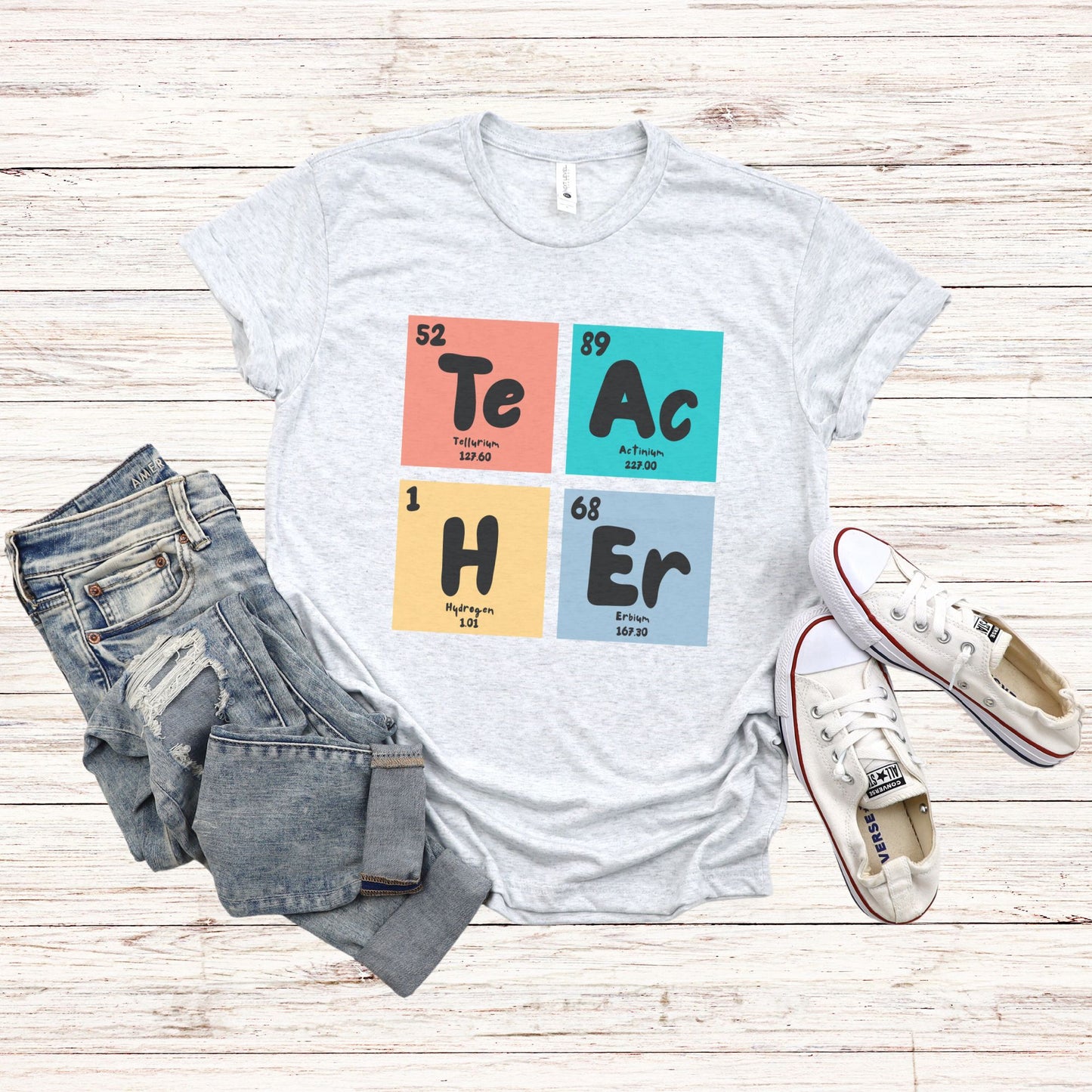 Teacher, Chemical Symbols ✏️📚 Adult Graphic Tee