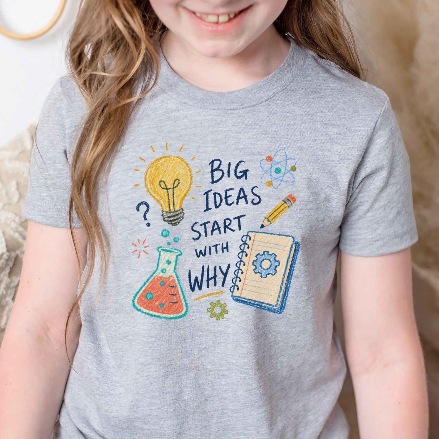 Curious Kids STEM Shirt Science Learning Tee