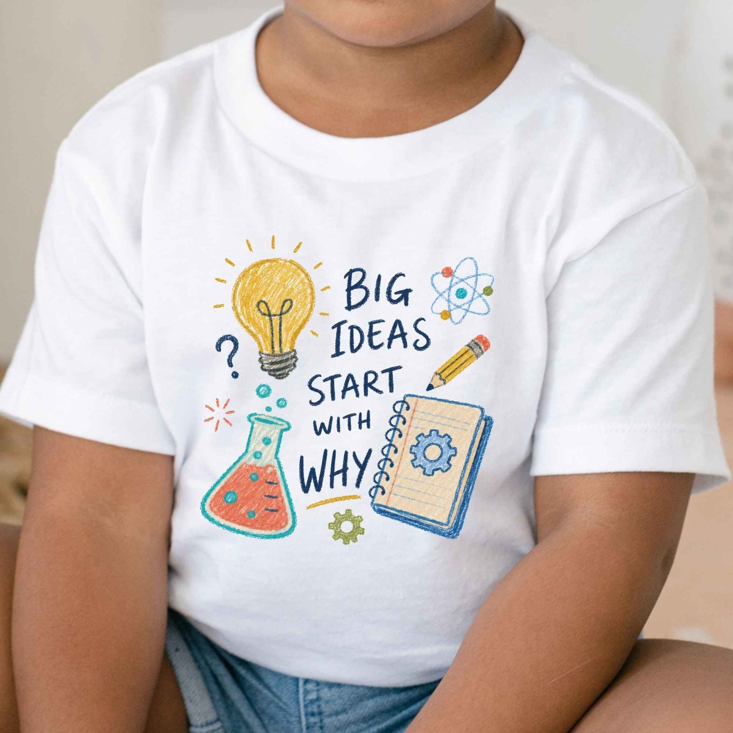 Curious Kids STEM Shirt Science Learning Tee