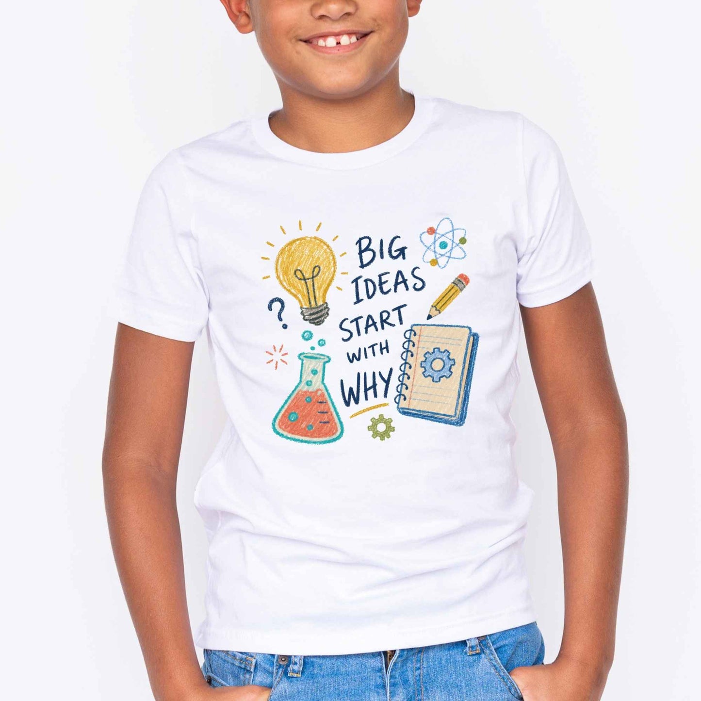 Curious Kids STEM Shirt Science Learning Tee