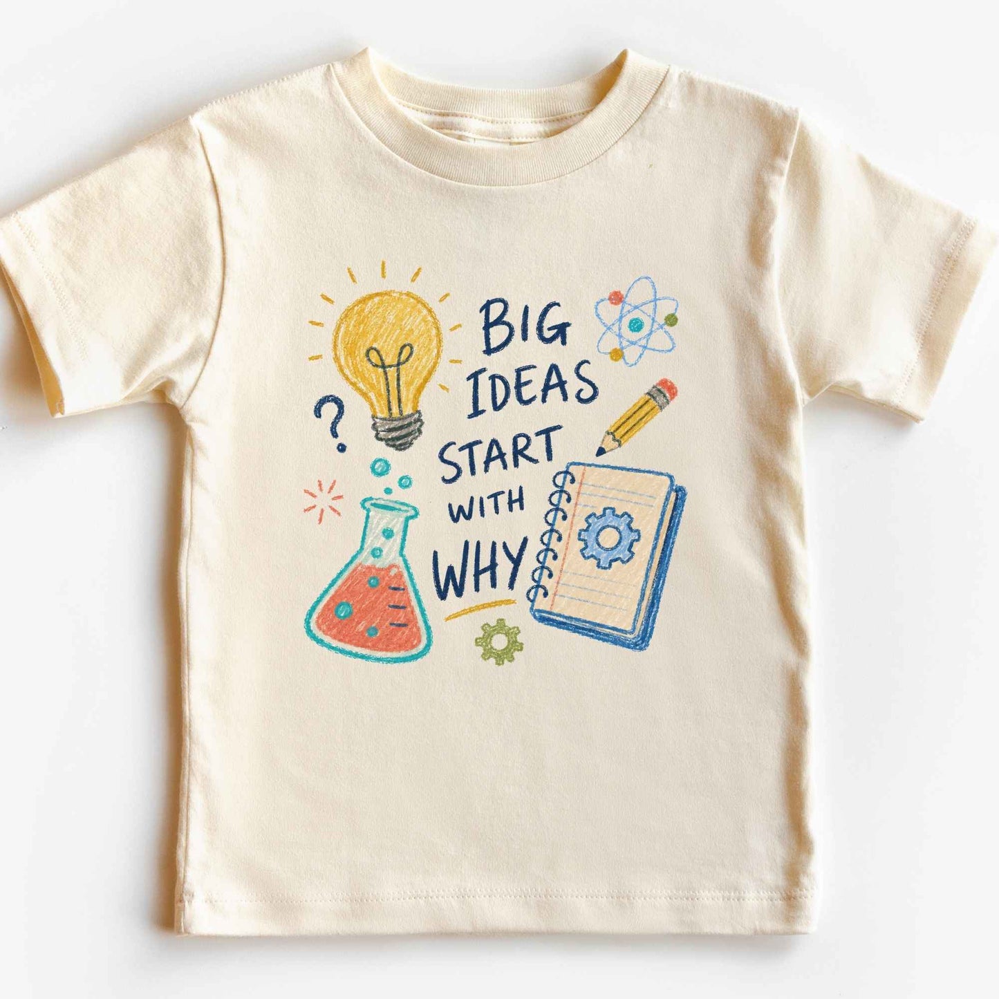 Curious Kids STEM Shirt Science Learning Tee