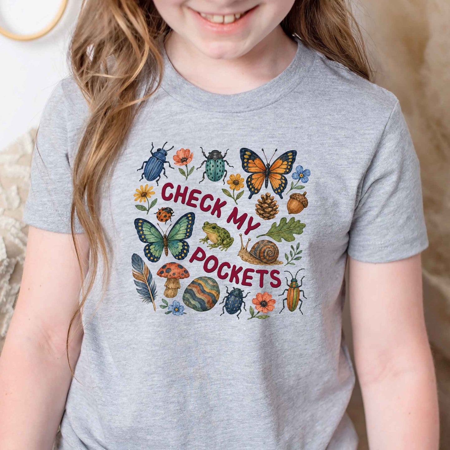Nature Explorer Shirt Bug and Butterfly Kids Tee