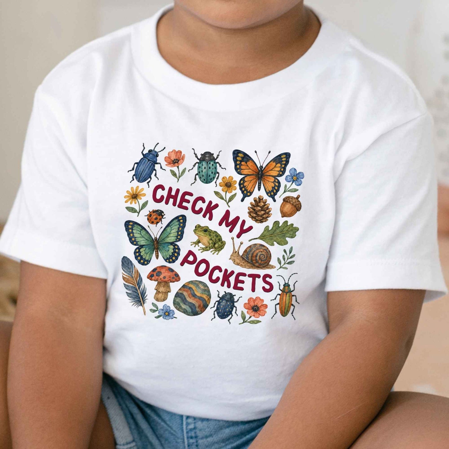 Nature Explorer Shirt Bug and Butterfly Kids Tee